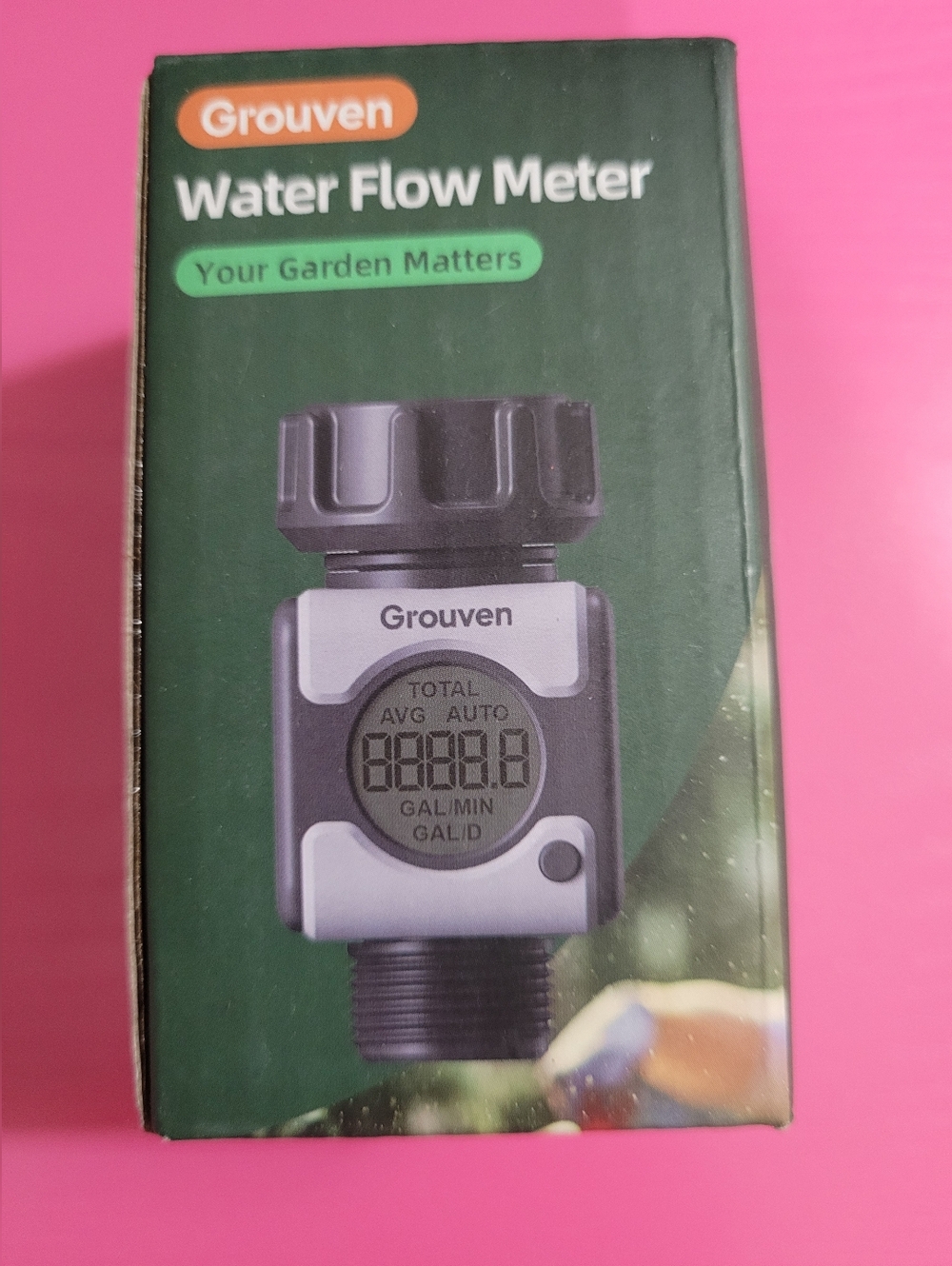 Grouven Water Flow Meter 21295. New. (0605)
